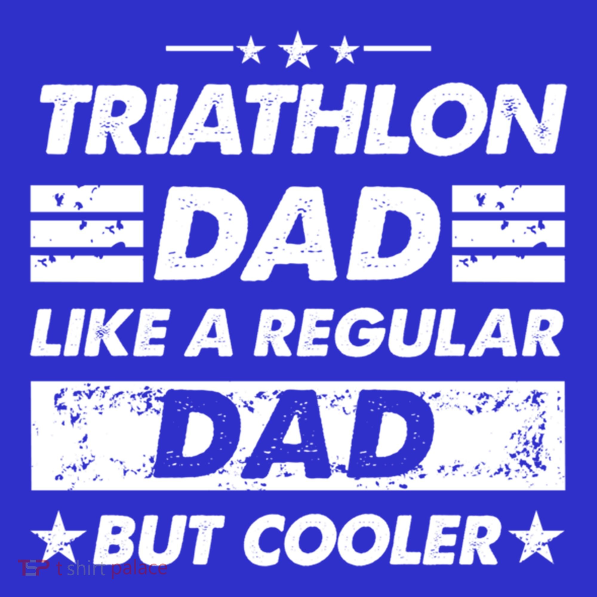 Triathlon Dad Like A Regular Dad Funny Triathlon Great Gift Hoodie