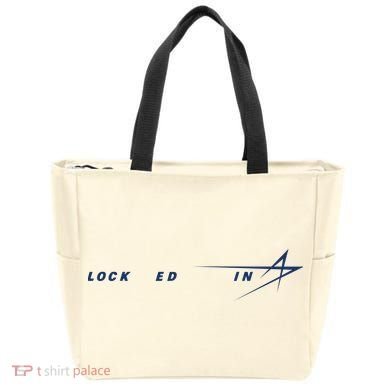 Tweet Davidson Locked In Lockheed Martin Tote Bag