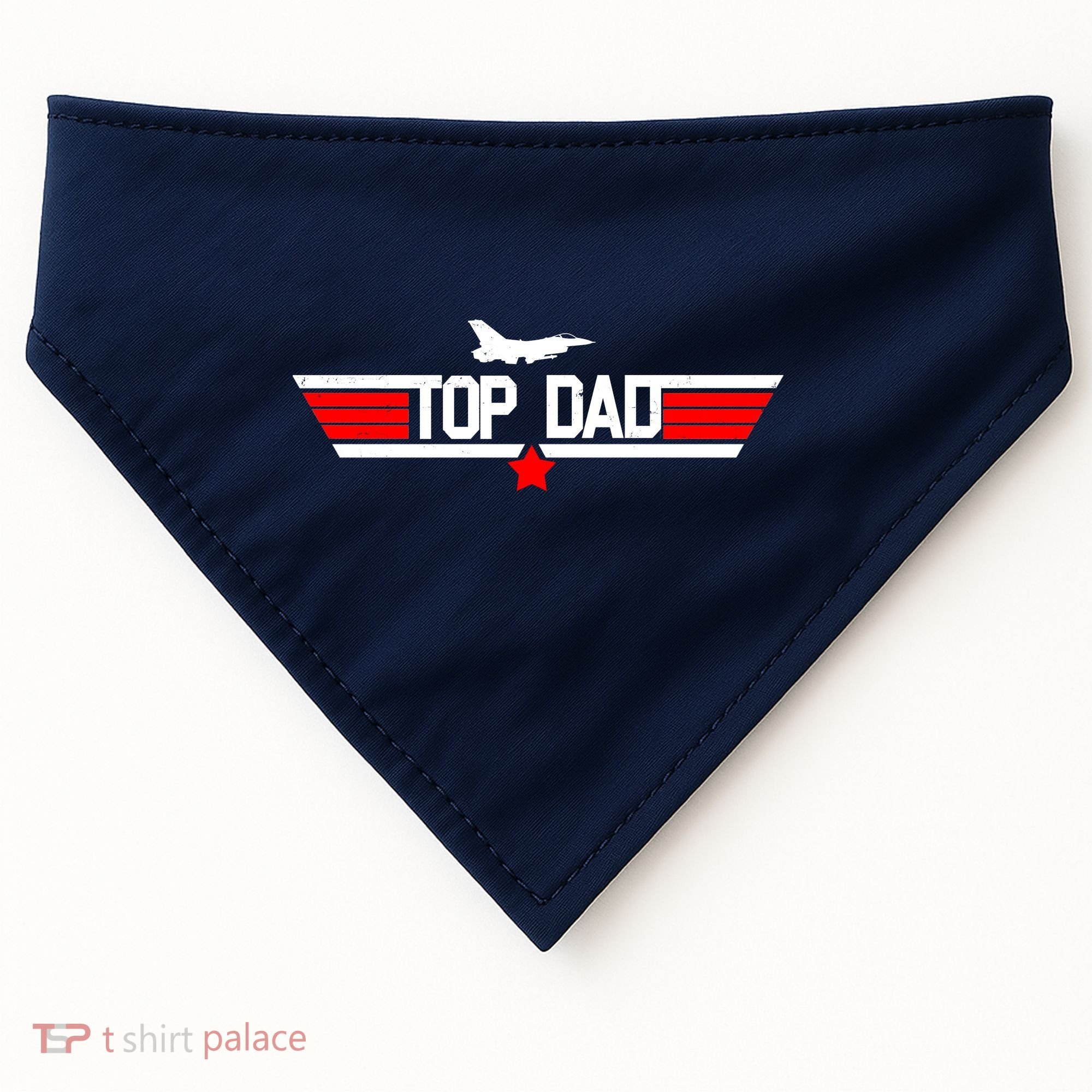 Top Dad Logo Father's Day USA-Made Doggie Bandana