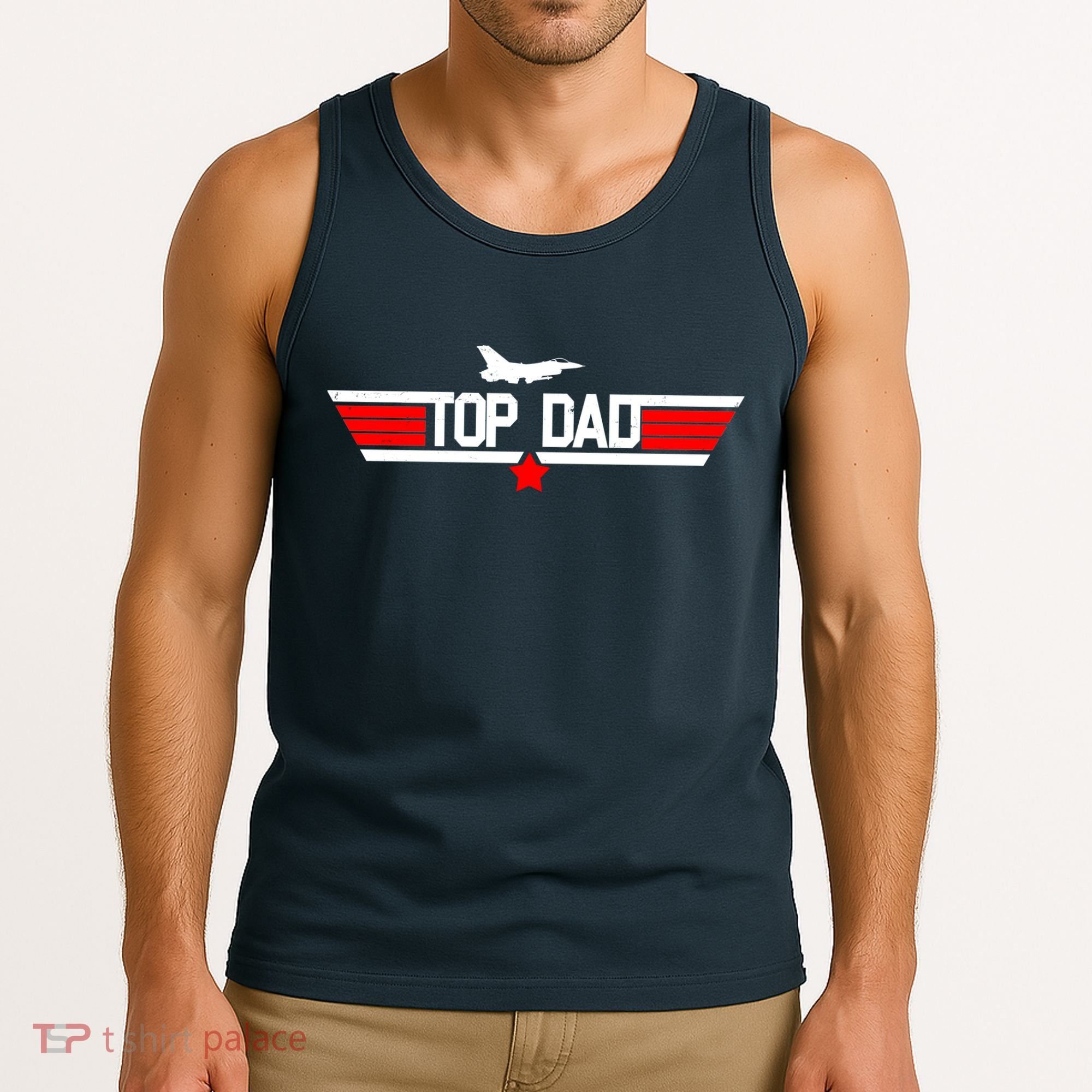 Top Dad Logo Father's Day Tank Top