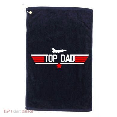 Top Dad Logo Father's Day Golf Towel