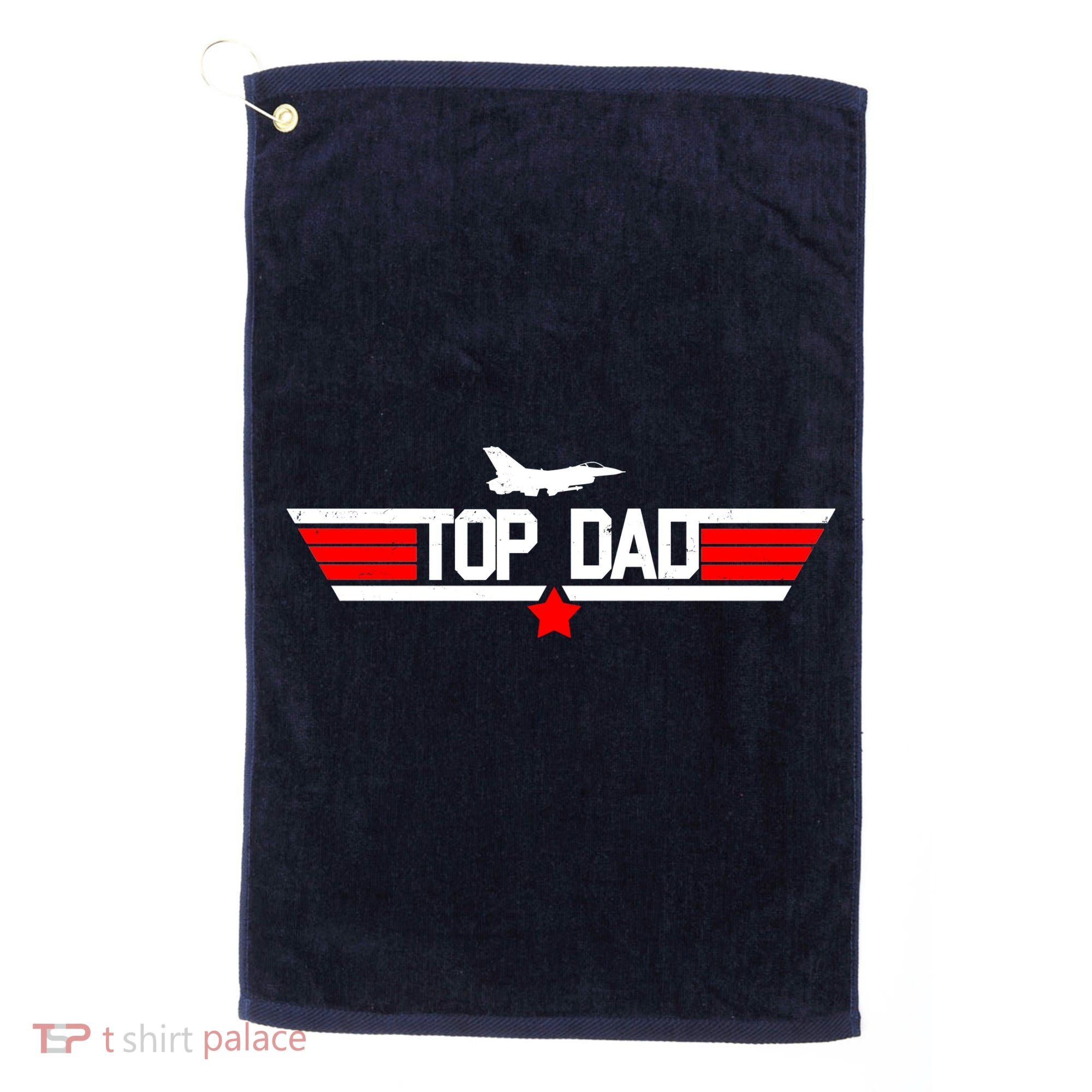 Top Dad Logo Father's Day Golf Towel