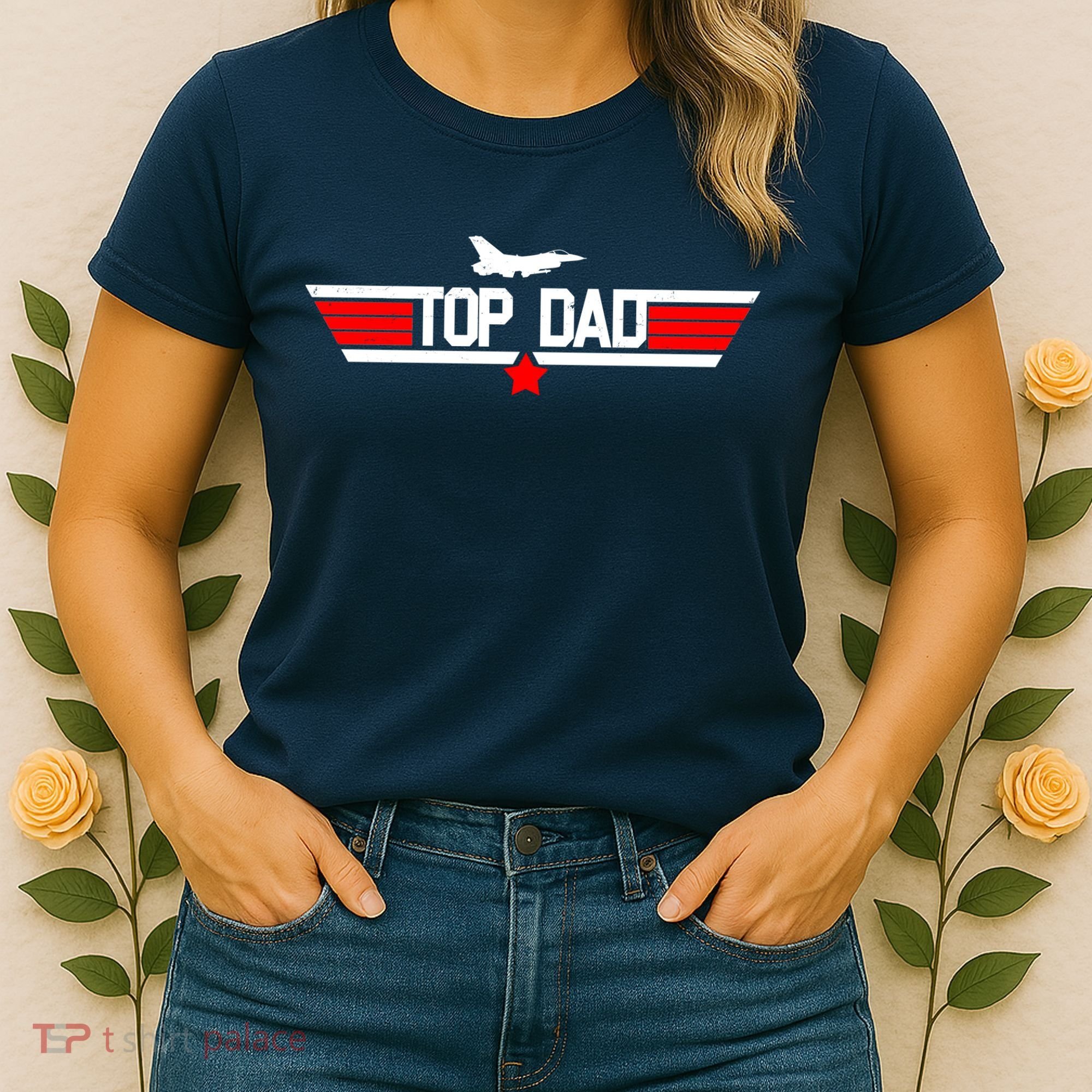 Top Dad Logo Father's Day Women's T-Shirt