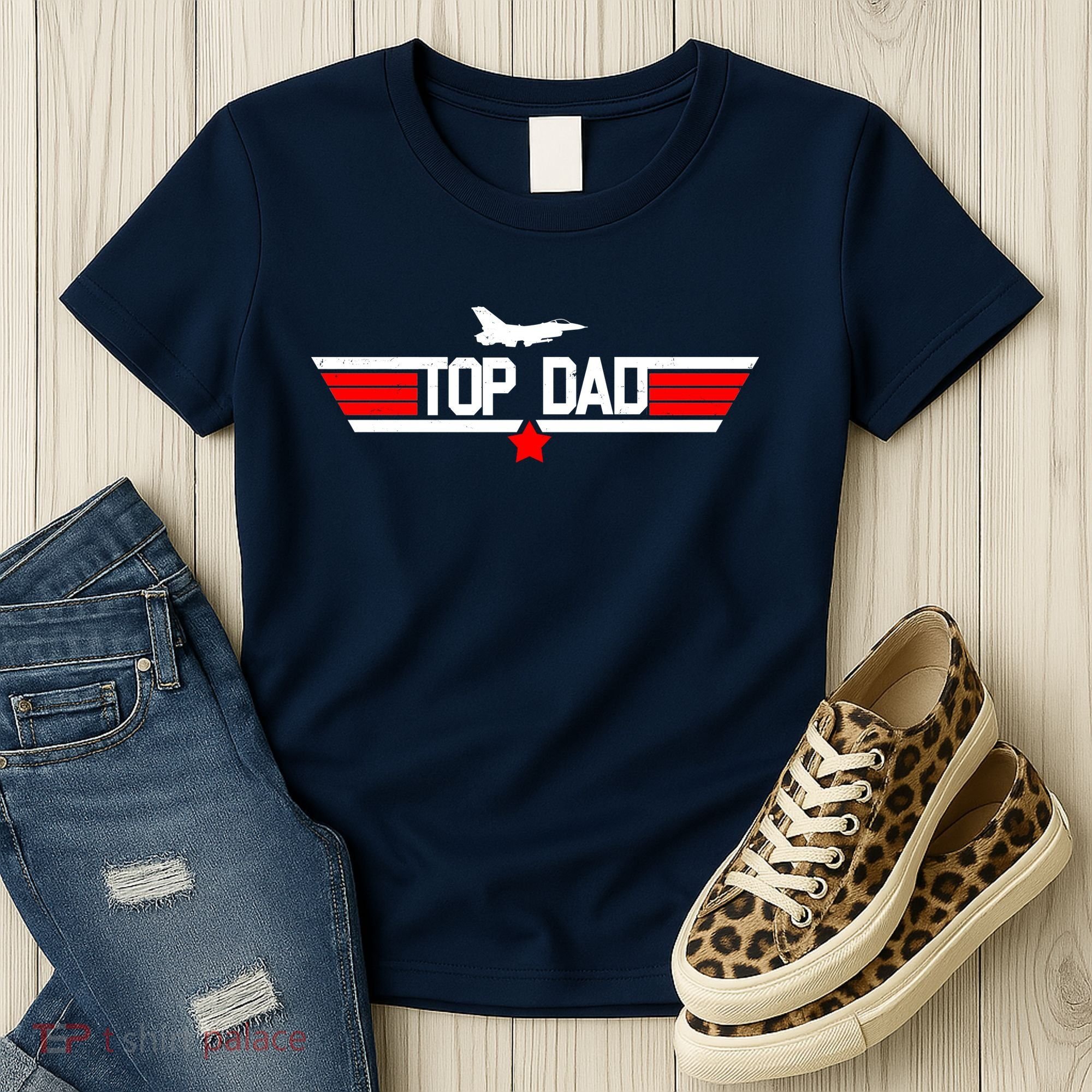 Top Dad Logo Father's Day Women's T-Shirt