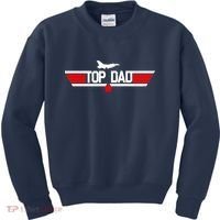 Top Dad Logo Father's Day Kids Sweatshirt thumb 0