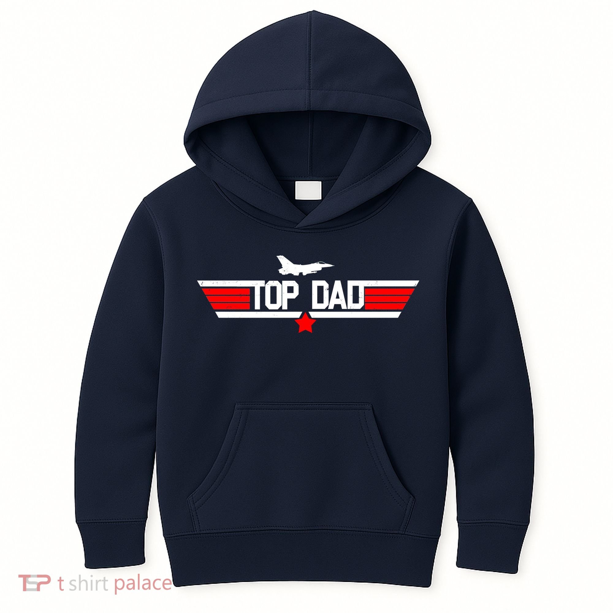 Top Dad Logo Father's Day Kids Hoodie