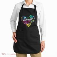 Tie Dye Lunch Lady Cafeteria Staff Welcome Back To School Apron thumb 2