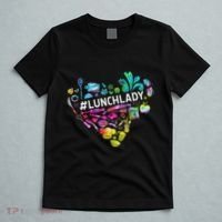 Tie Dye Lunch Lady Cafeteria Staff Welcome Back To School T-Shirt thumb 5