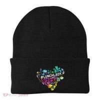 Tie Dye Lunch Lady Cafeteria Staff Welcome Back To School Beanie thumb 0