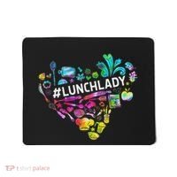 Tie Dye Lunch Lady Cafeteria Staff Welcome Back To School Mousepad thumb 0