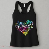 Tie Dye Lunch Lady Cafeteria Staff Welcome Back To School Women's Tank Top thumb 3