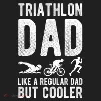 Triathlon Dad Like A Regular Dad But Cooler Triathlon Dad Cute Gift Hat thumb 2