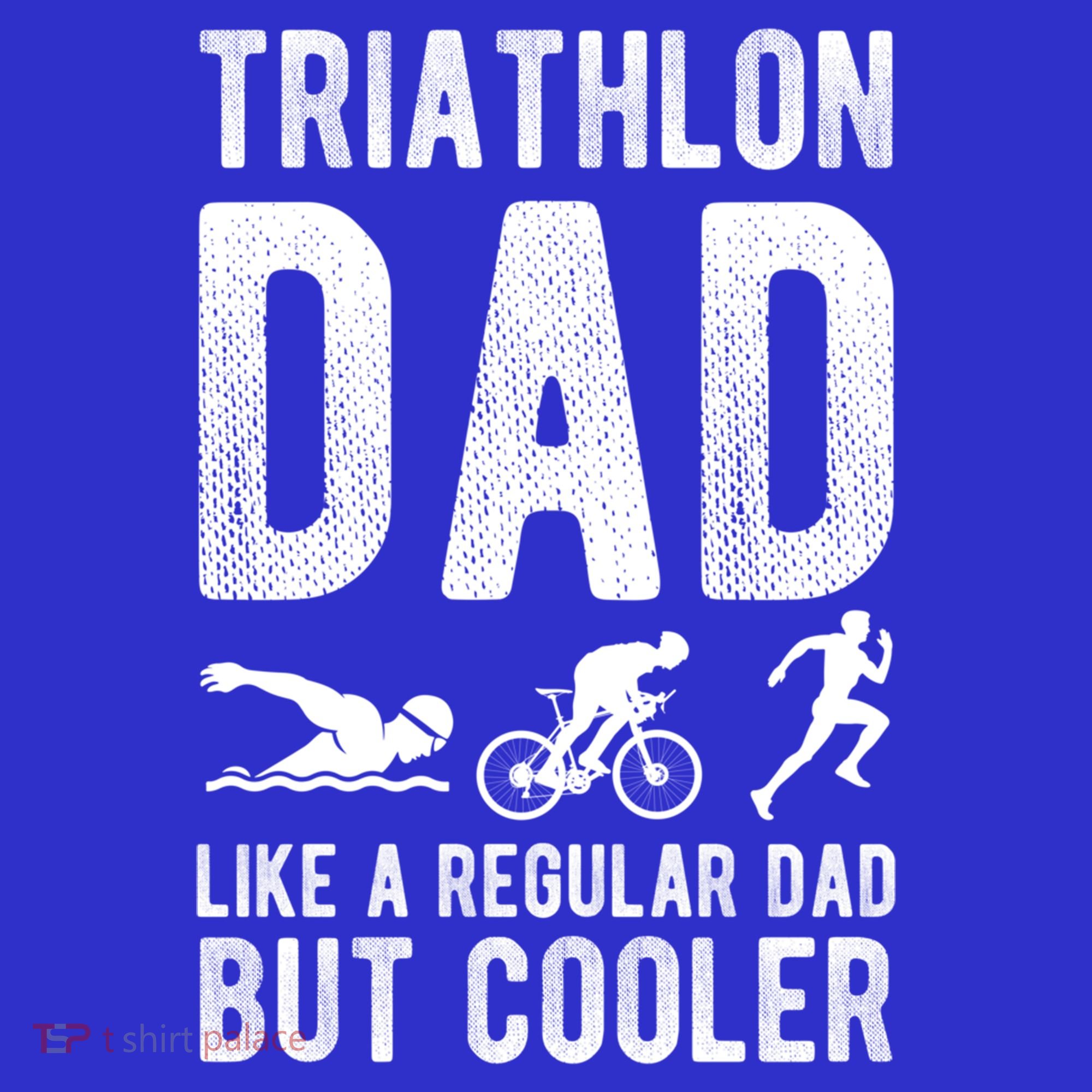 Triathlon Dad Like A Regular Dad But Cooler Triathlon Dad Cute Gift Long Sleeve Shirt