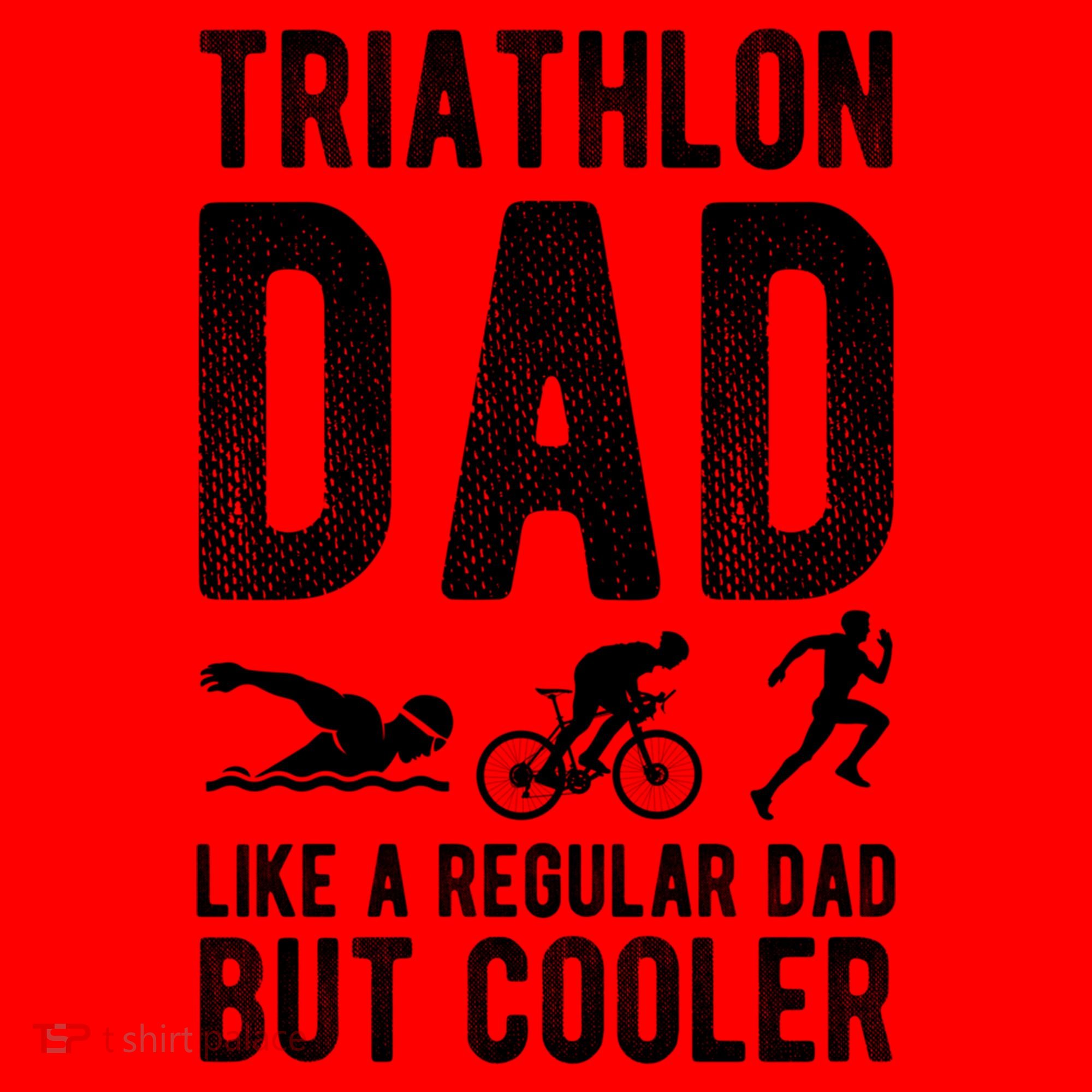 Triathlon Dad Like A Regular Dad But Cooler Triathlon Dad Cute Gift Santa Hat