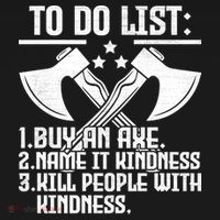To Do List Buy An Axe Funny Mousepad thumb 1