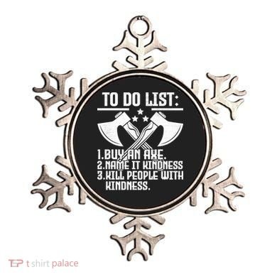 To Do List Buy An Axe Funny Ornament