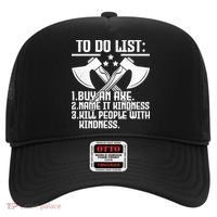 To Do List Buy An Axe Funny Hat thumb 0