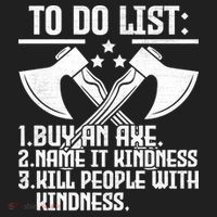 To Do List Buy An Axe Funny Hat thumb 2