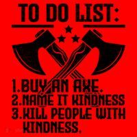 To Do List Buy An Axe Funny Santa Hat thumb 1