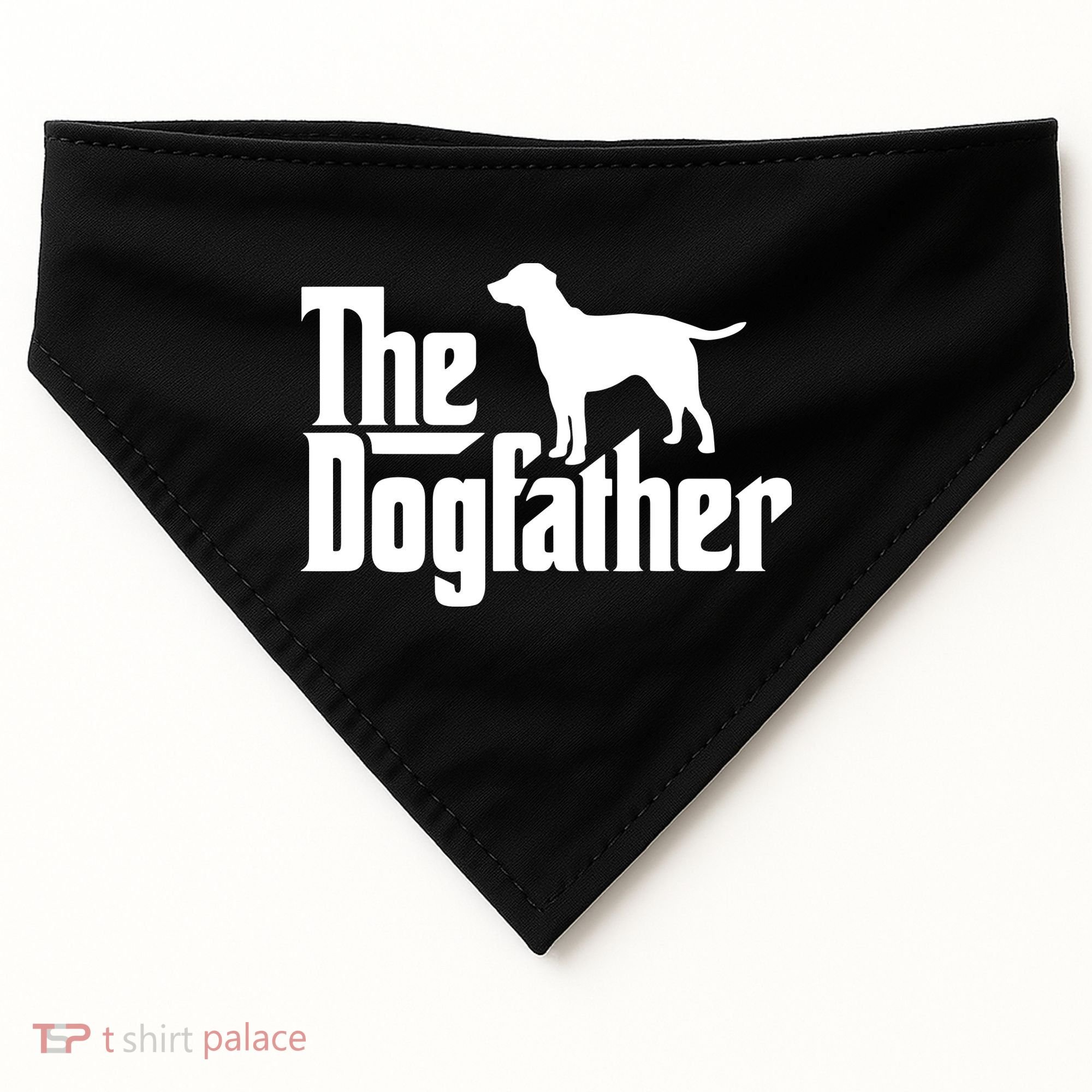 The Dogfather Labrador Funny Dog Owner USA-Made Doggie Bandana