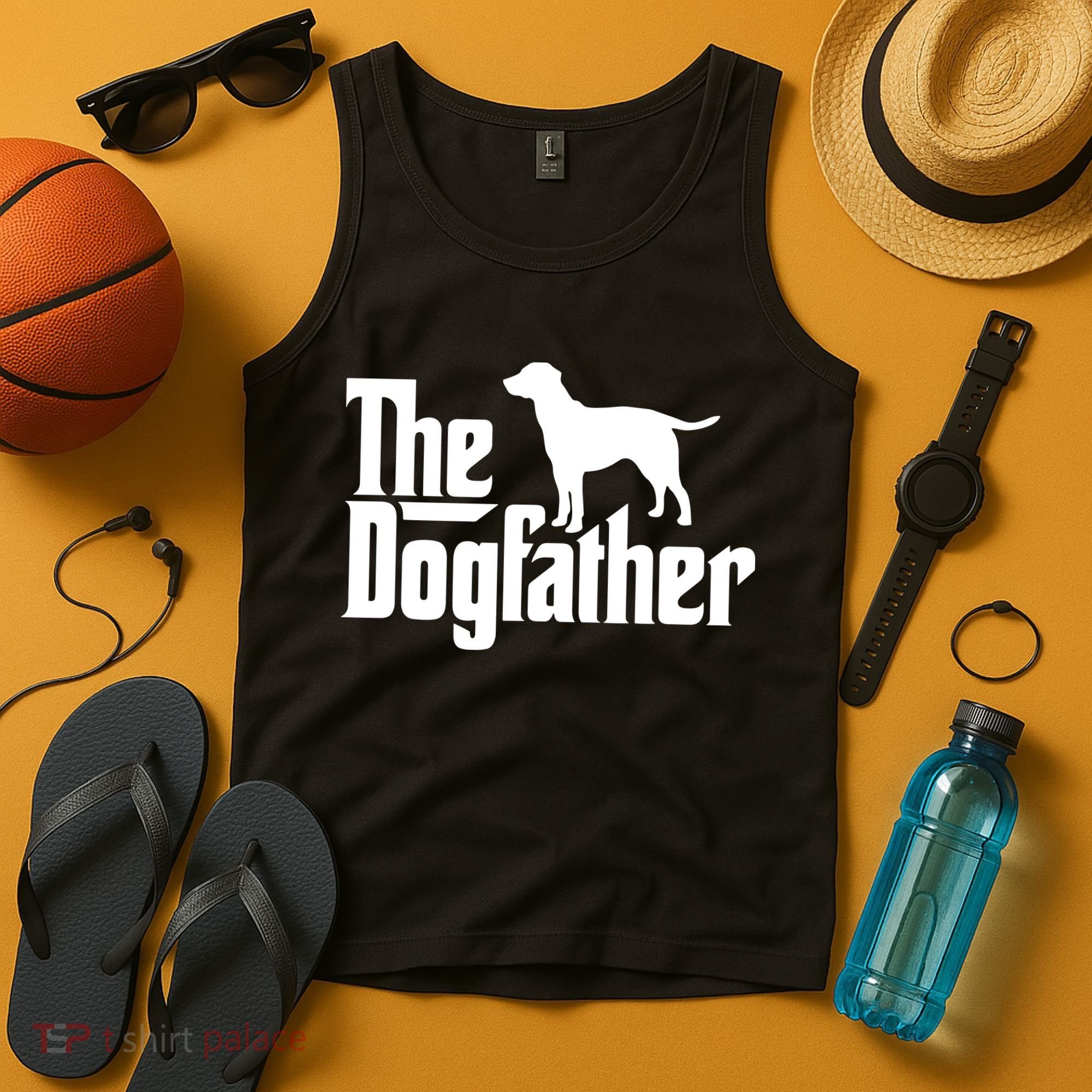 The Dogfather Labrador Funny Dog Owner Tank Top