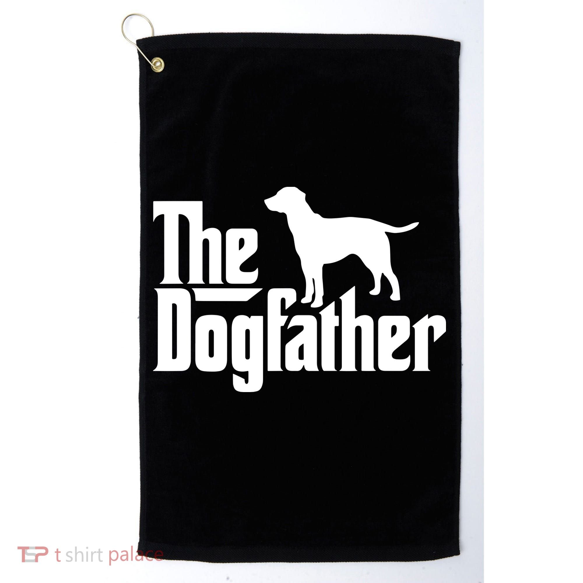The Dogfather Labrador Funny Dog Owner Golf Towel