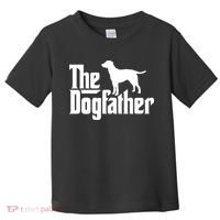 The Dogfather Labrador Funny Dog Owner Toddler T-Shirt thumb 0