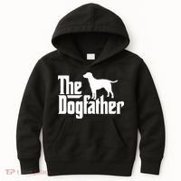 The Dogfather Labrador Funny Dog Owner Kids Hoodie thumb 0