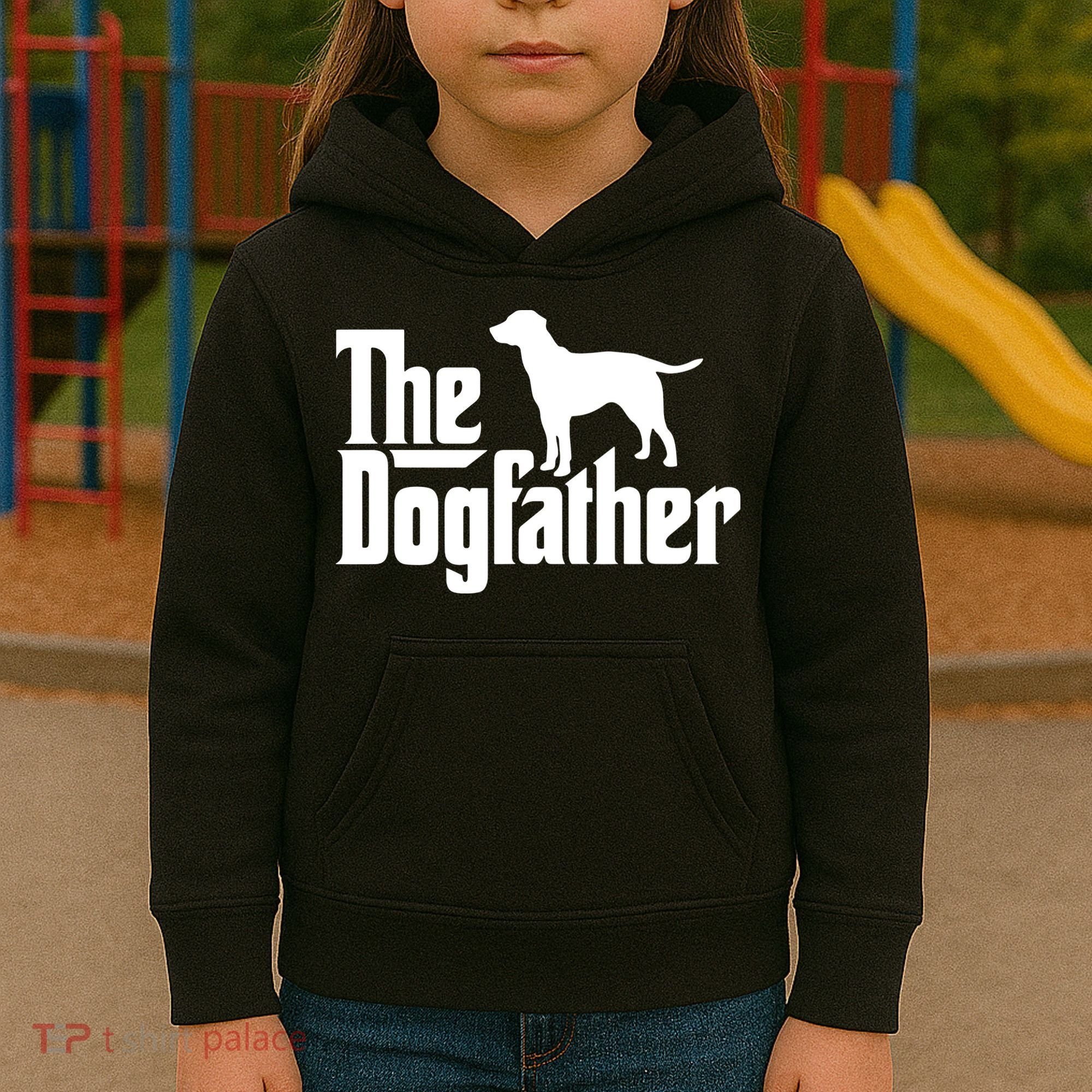 The Dogfather Labrador Funny Dog Owner Kids Hoodie