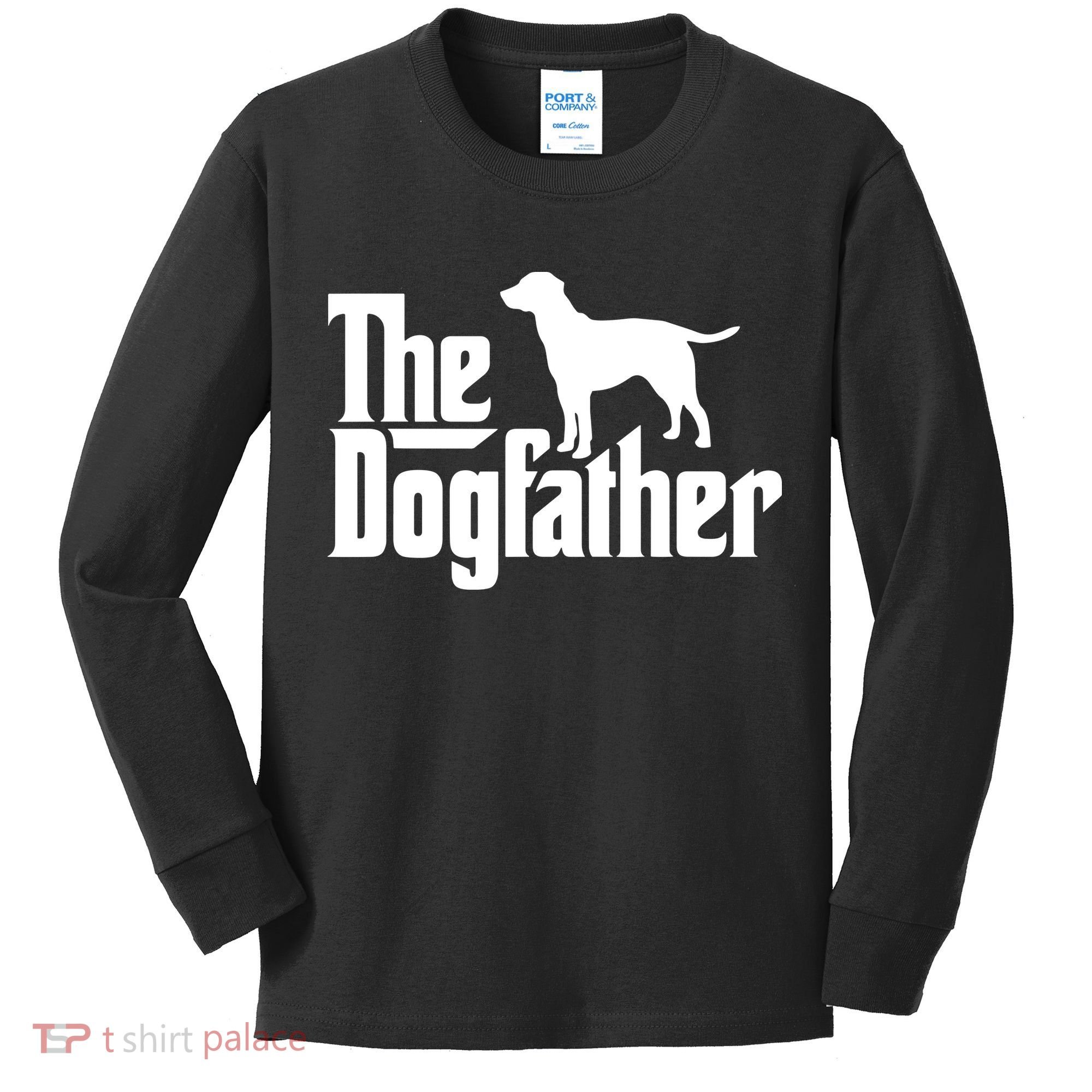 The Dogfather Labrador Funny Dog Owner Kids Long Sleeve Shirt
