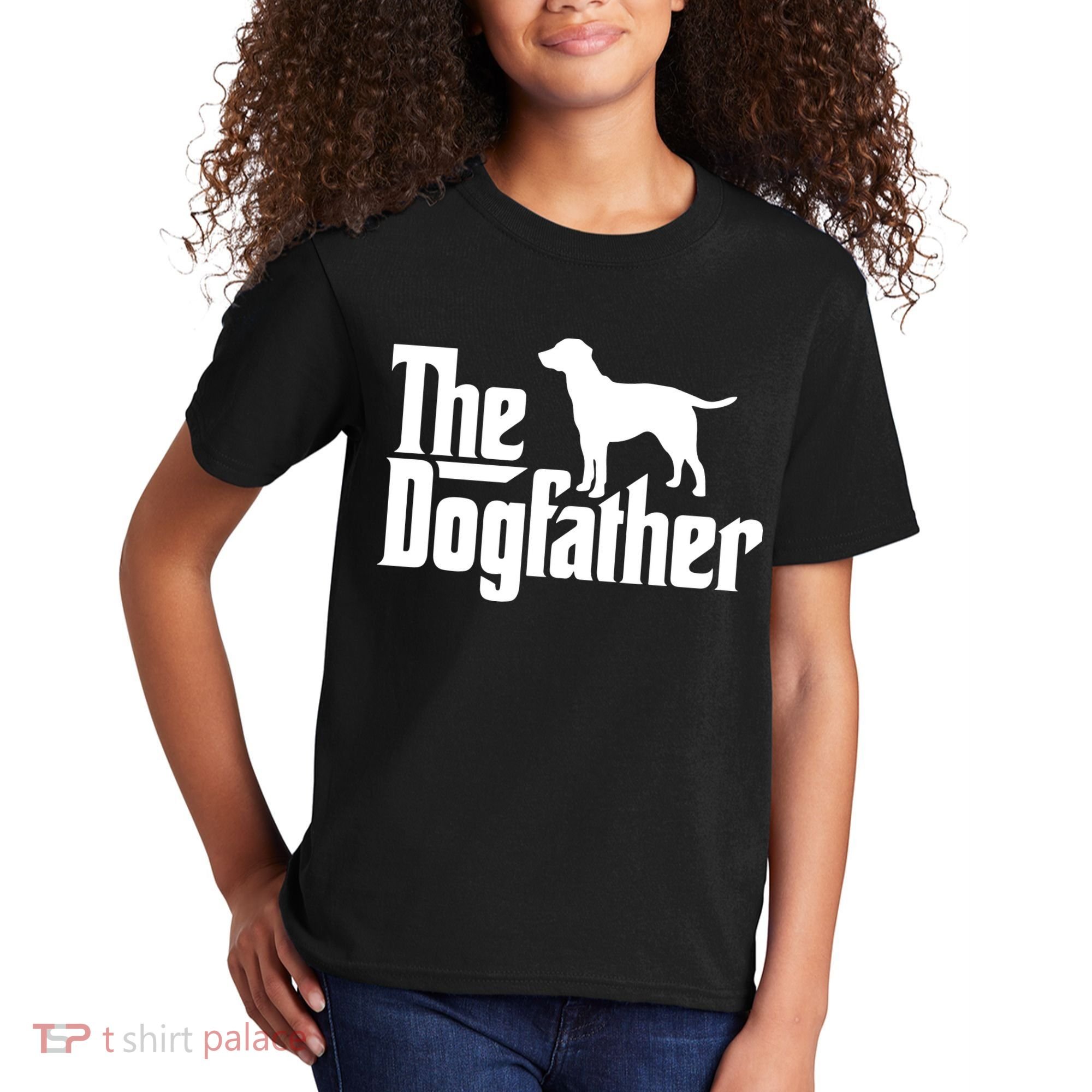 The Dogfather Labrador Funny Dog Owner Kids T-Shirt