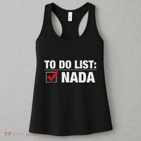 To Do List Nada Funny Women's Tank Top thumb 3