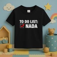 To Do List Nada Funny Toddler T-Shirt thumb 3
