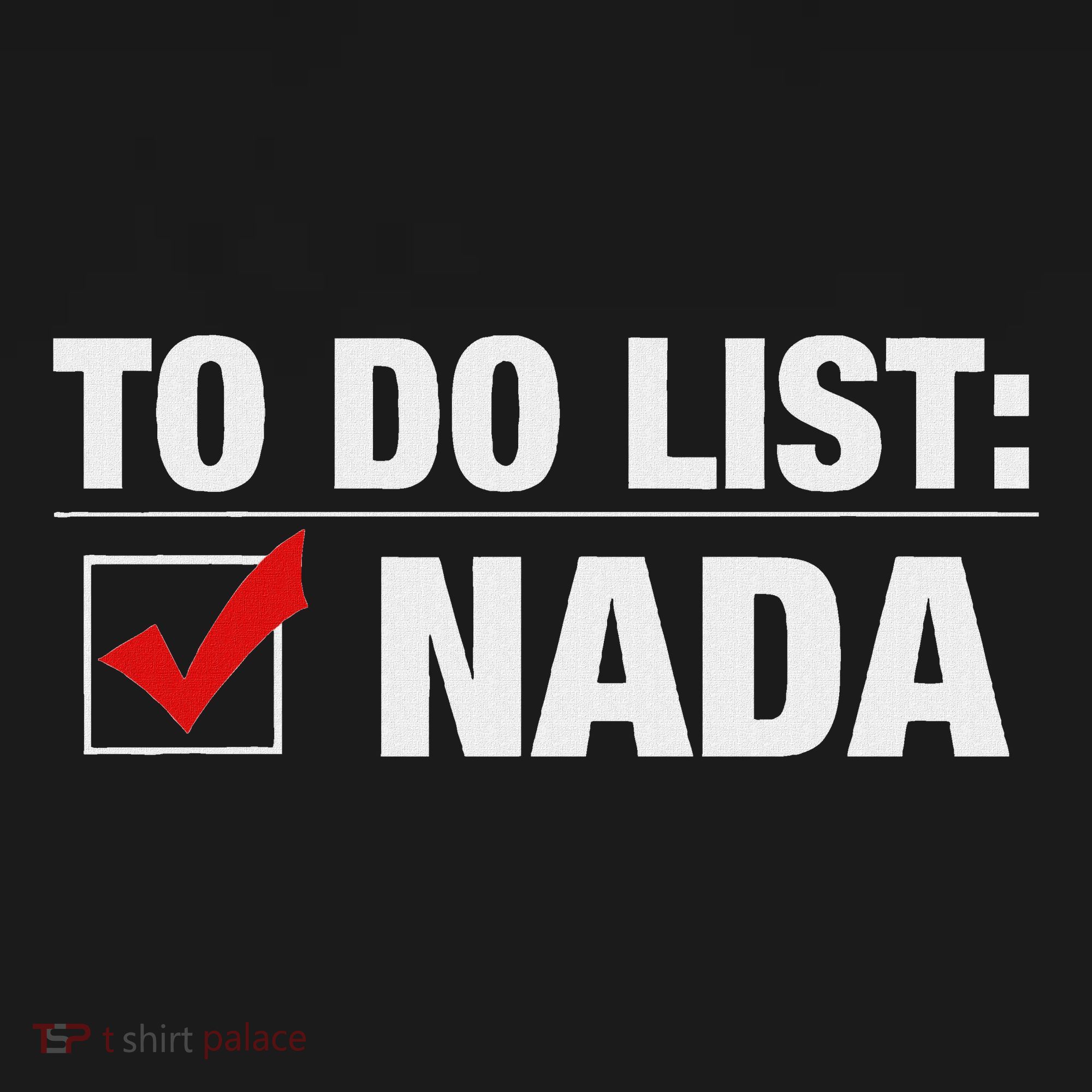 To Do List Nada Funny Kids Long Sleeve Shirt