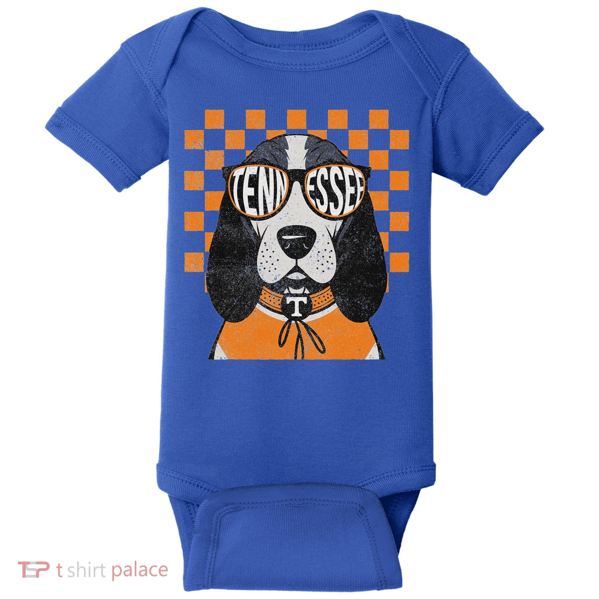 Tennessee Dog Lovers Coonhound Baby Bodysuit