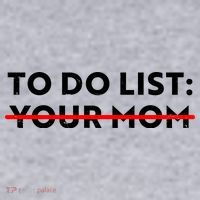 To Do List Your Mom Women's Racerback Cropped Tank thumb 2