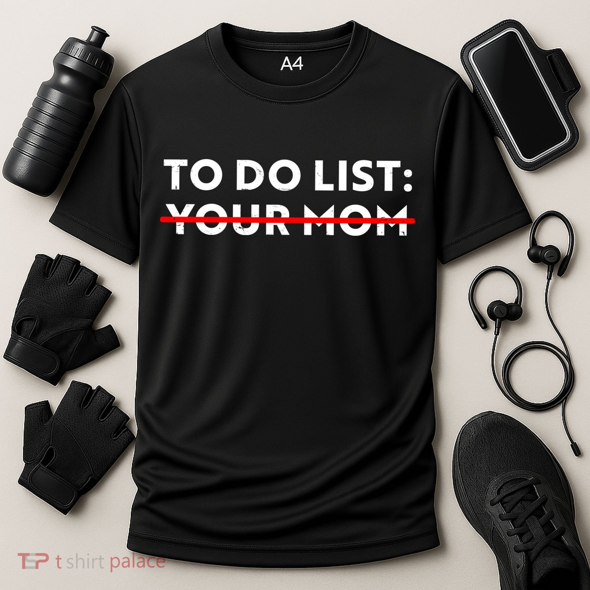 To Do List Your Mom Cooling Performance Crew T-Shirt