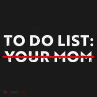 To Do List Your Mom Cropped Pullover Crew thumb 4