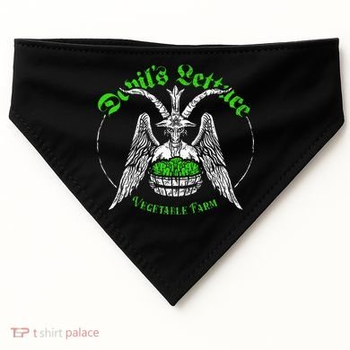 The Devils Lettuce Vegetable Farm Dank Meme Funny USA-Made Doggie Bandana
