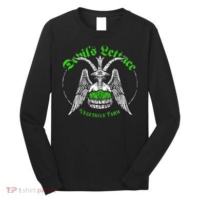 The Devils Lettuce Vegetable Farm Dank Meme Funny Long Sleeve Shirt