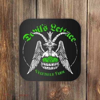 The Devils Lettuce Vegetable Farm Dank Meme Funny Coaster