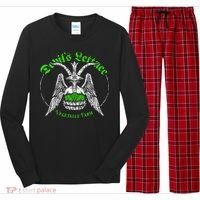 The Devils Lettuce Vegetable Farm Dank Meme Funny Long Sleeve Pajama Set thumb 0