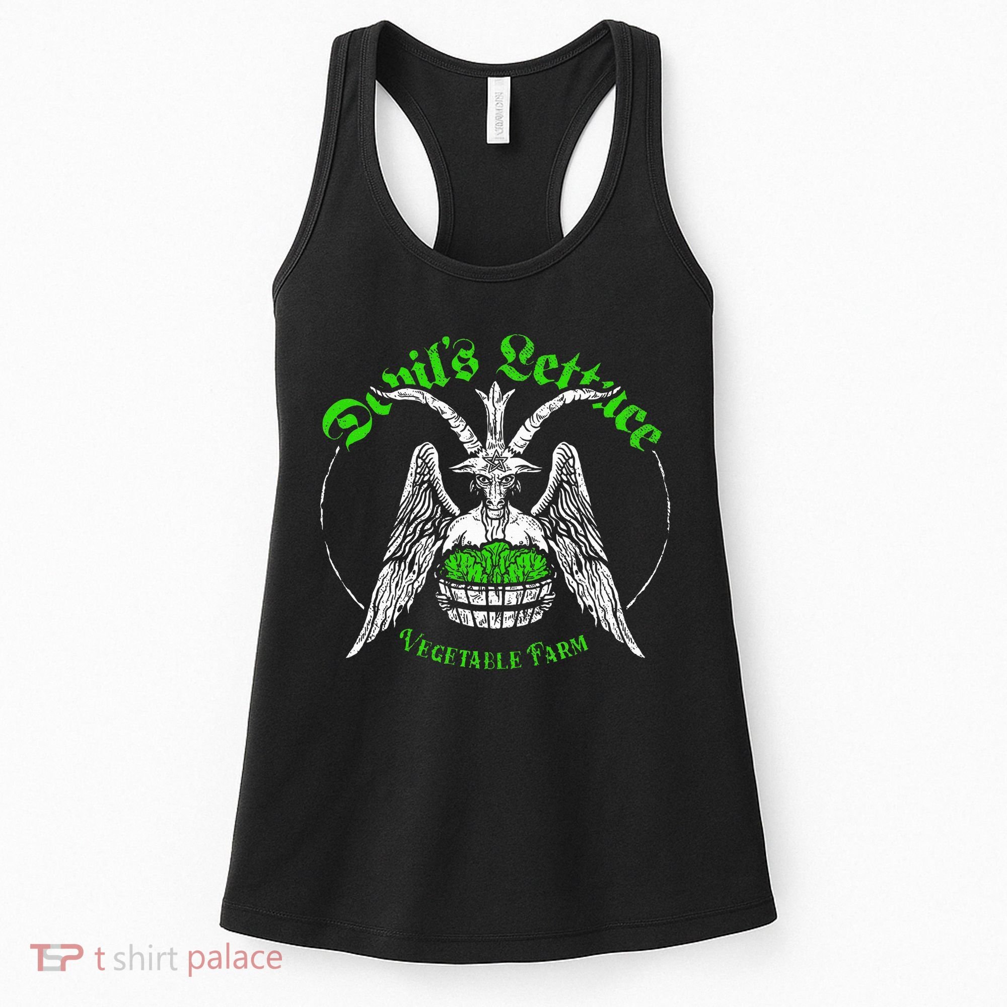 The Devils Lettuce Vegetable Farm Dank Meme Funny Women's Tank Top