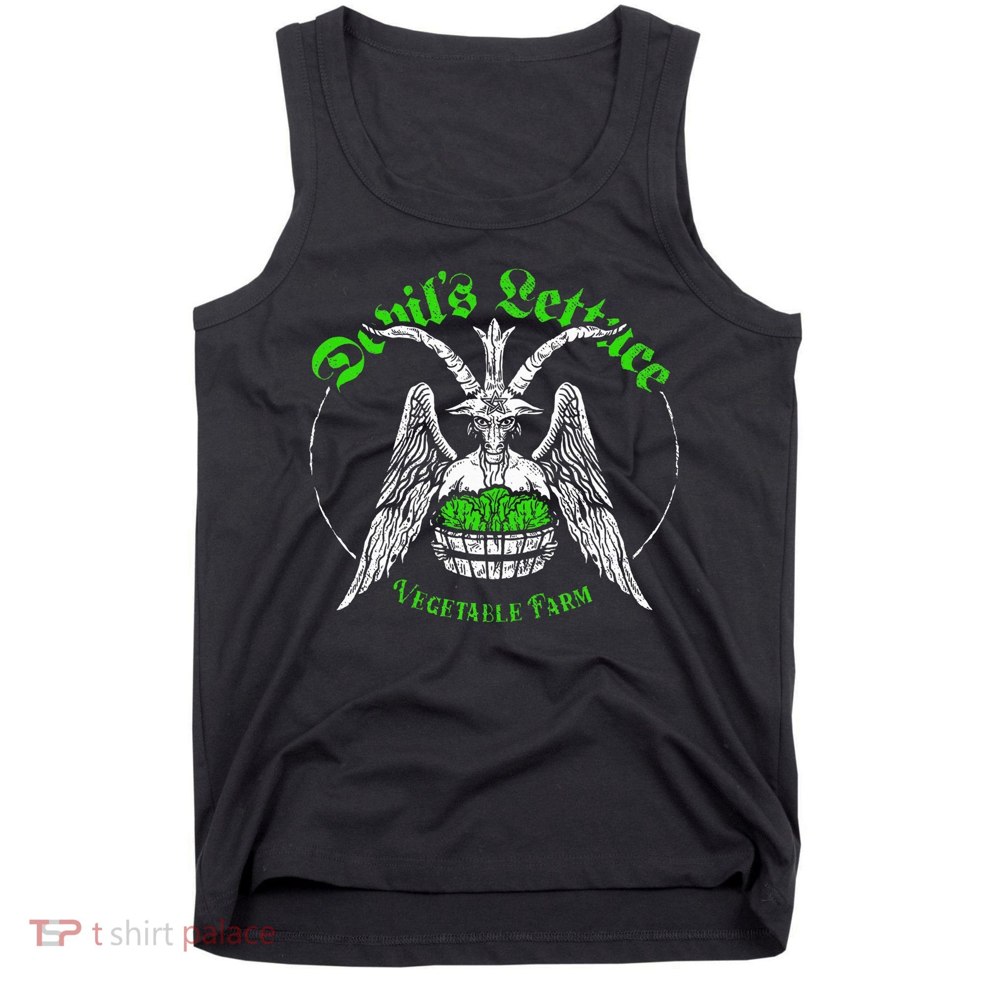 The Devils Lettuce Vegetable Farm Dank Meme Funny Tank Top