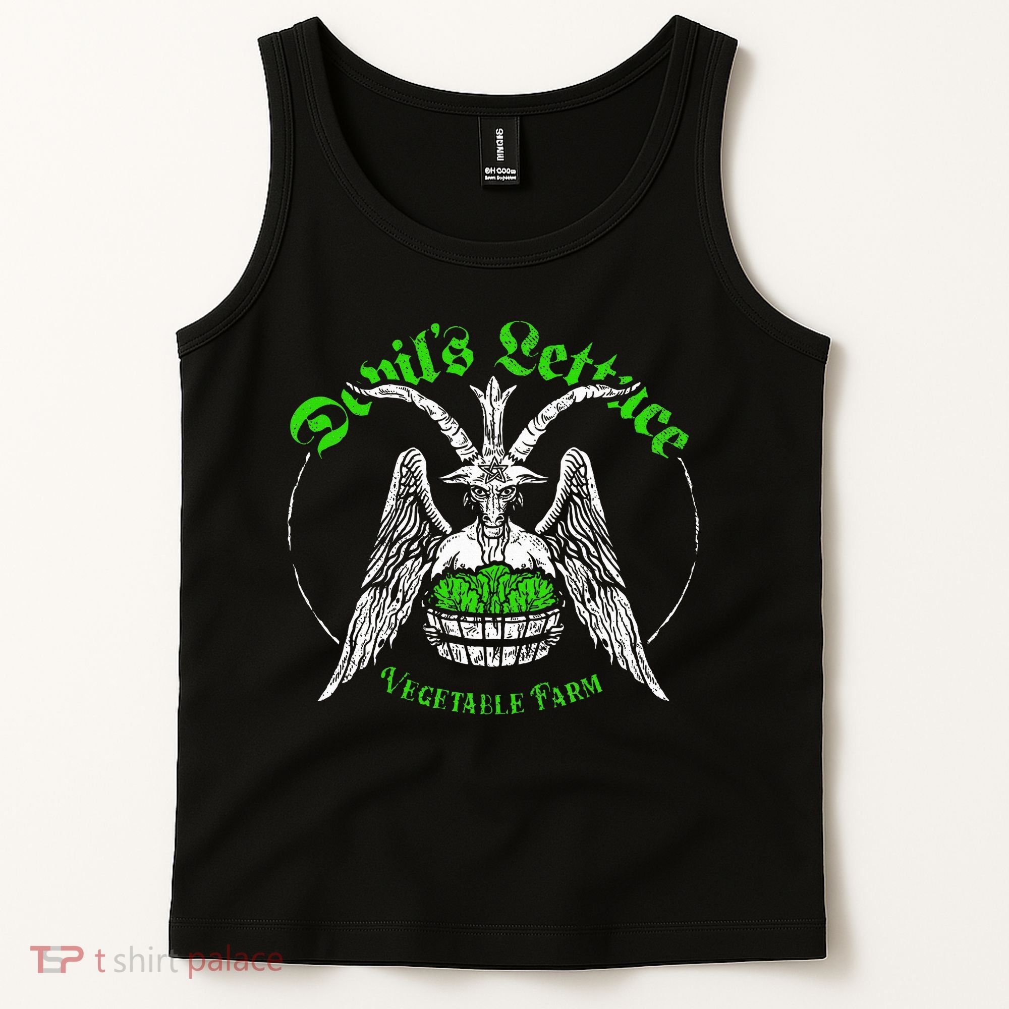 The Devils Lettuce Vegetable Farm Dank Meme Funny Tank Top