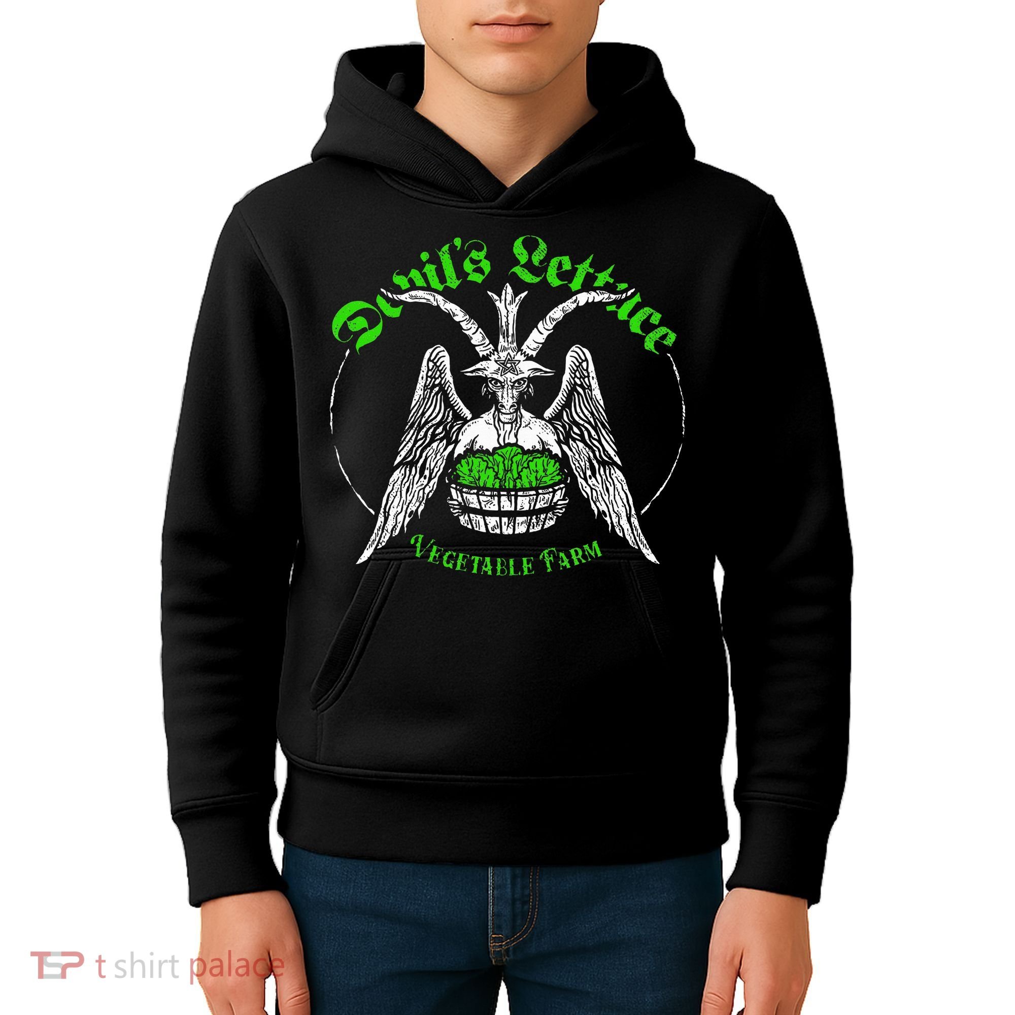 The Devils Lettuce Vegetable Farm Dank Meme Funny Kids Hoodie