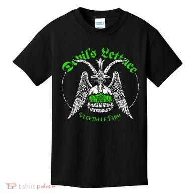 The Devils Lettuce Vegetable Farm Dank Meme Funny Kids T-Shirt