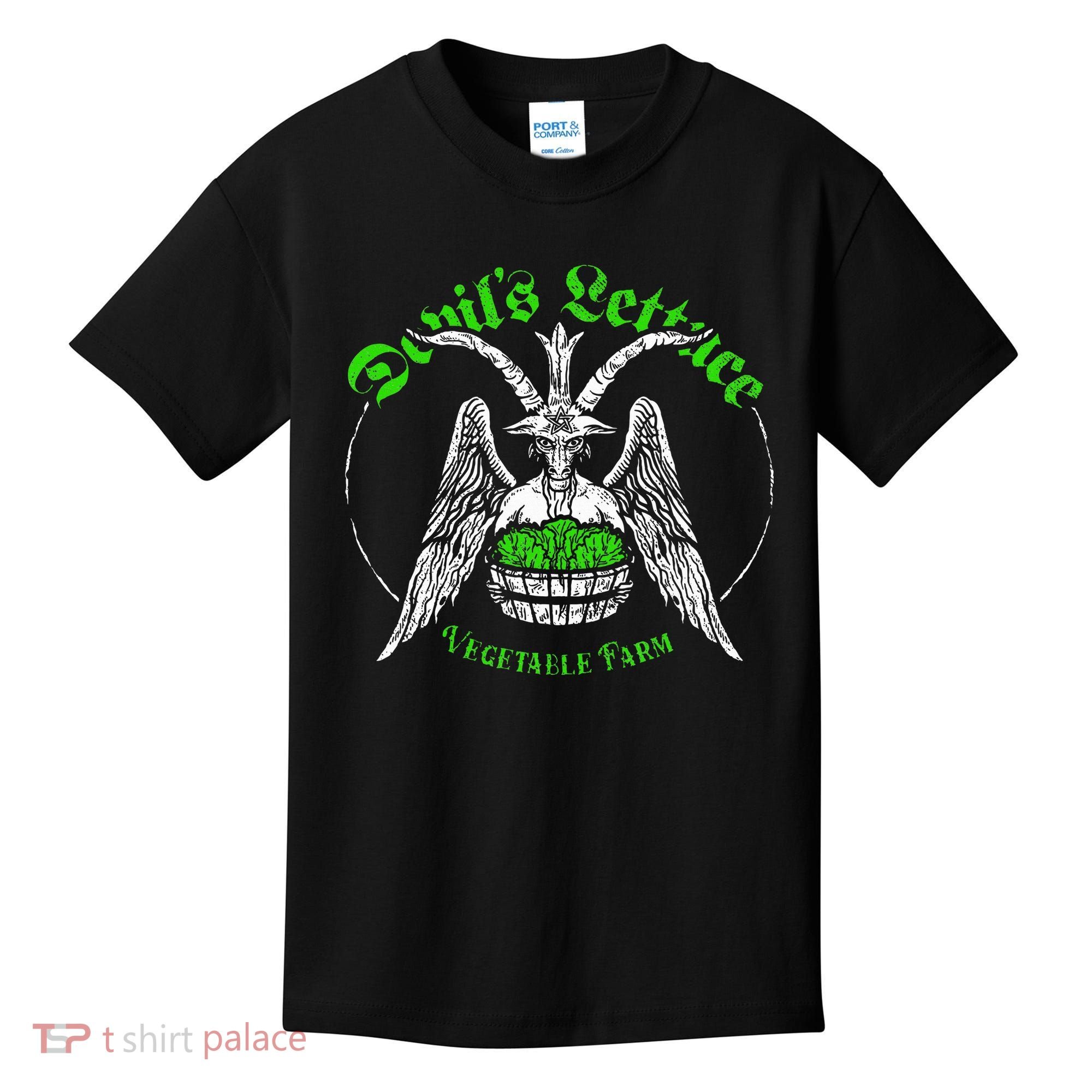 The Devils Lettuce Vegetable Farm Dank Meme Funny Kids T-Shirt