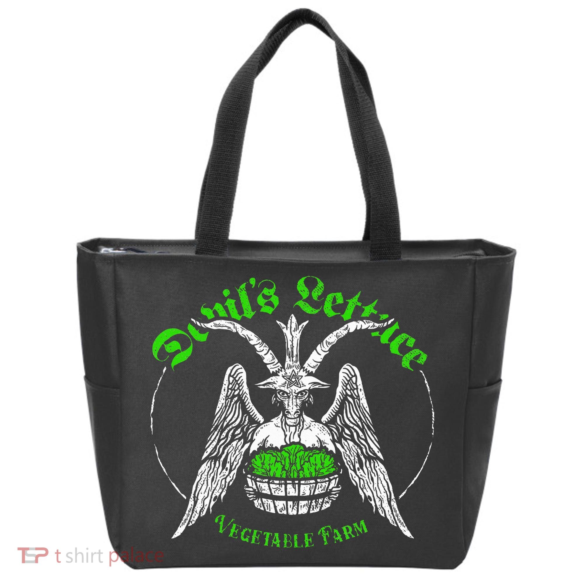 The Devils Lettuce Vegetable Farm Dank Meme Funny Tote Bag