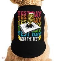 Testing Day Motivational School Teacher Rock The Test Day Doggie Tank thumb 0
